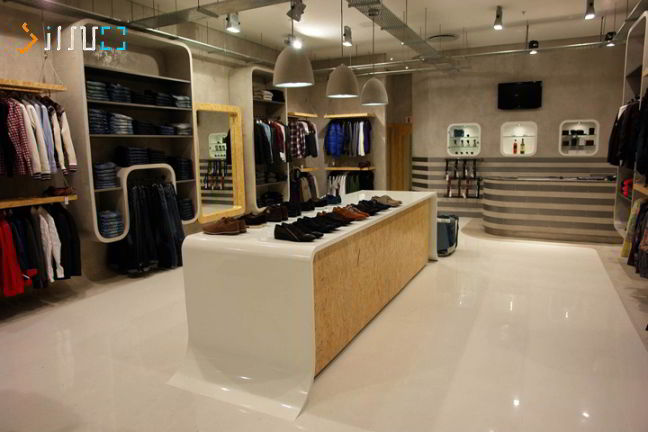 فروشگاه پوشاک سیال ، ایده ای مناسب برای طراحی فروشگاه های مستاجرین