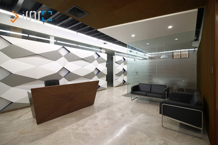طراحی پارامتریک دفتر شرکتGopani Iron and Power  طراحی آزاد و کنترل شده در کنار هم